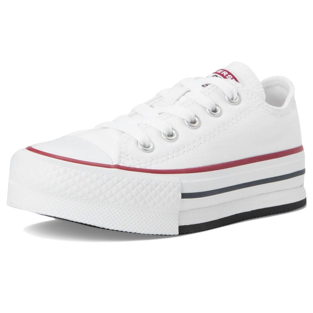 NWT  Converse Kids Chuck Taylor All Star Eva Lift Canvas Platform White 3